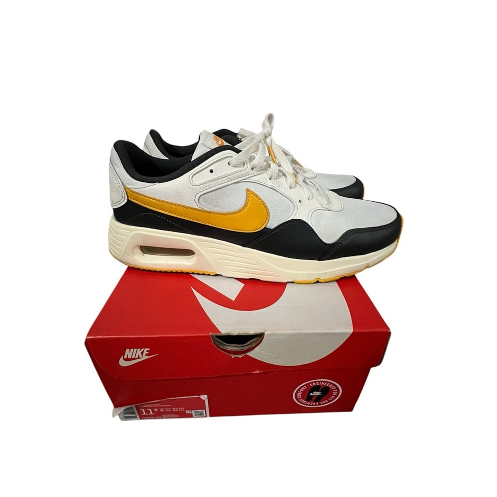 Nike Men's Air Max SC Shoes Sail University Gold Black Size 11.5 NIB